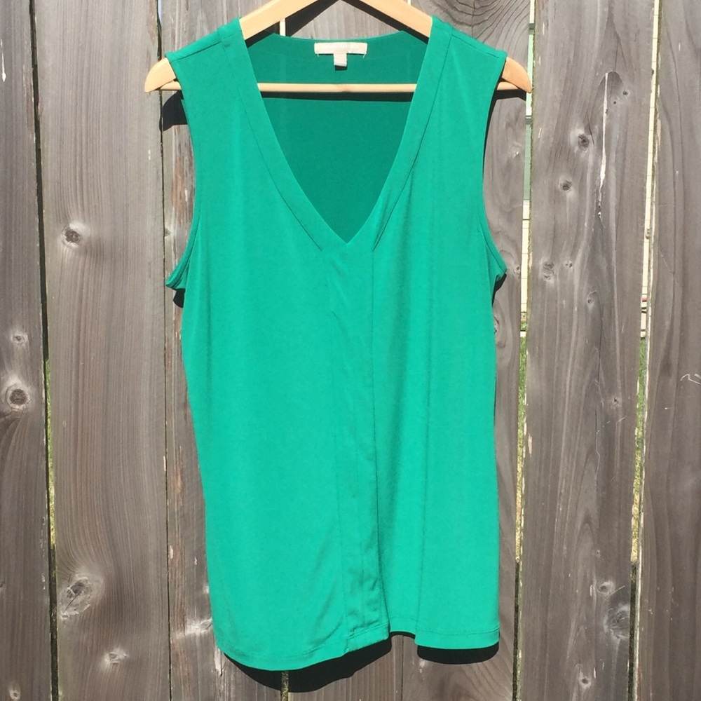 Banana Republic sleeveless green top